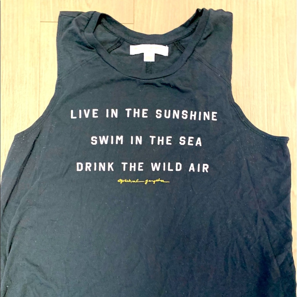 Spiritual Gangster graphic Muscle tank